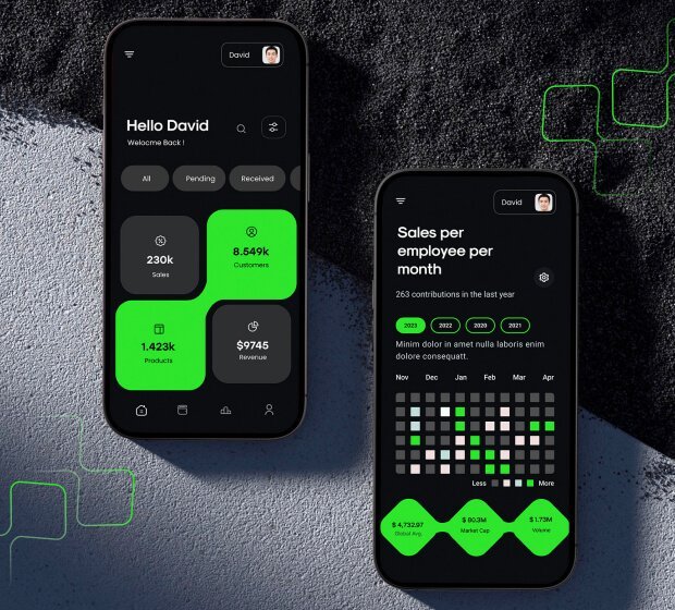 Sales Management Mobile App Design